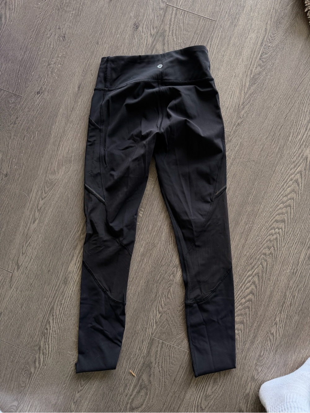 Lululemon Black Mesh Leggings